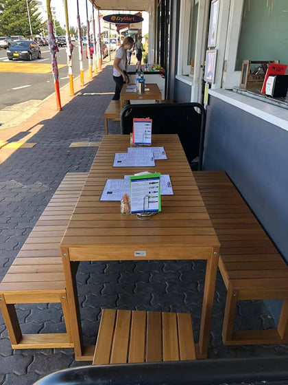 Commerical Grade Outdoor Timber Dining Furniture